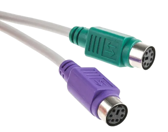 PS/2 Cable for Keyboard & Mouse (6-Pin Mini DIN Connector)